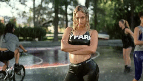 Image result for beyonce dancing in the rain gif